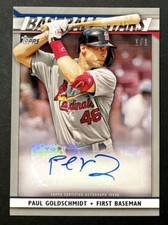 2020 Topps - Paul Goldschmidt #BSA-PG St. Louis Cardinals - AUTO 1/1