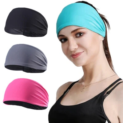 Diademas que absorben el sudor para hombres mujeres yoga al aire libre diadema deportiva envoltura para la cabeza Foto 1 de 4