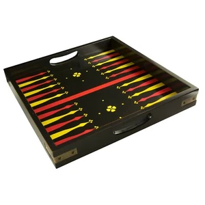 Authentic Models Backgammon Spielbrett-Tablett FF106 - Imagen 1 de 1