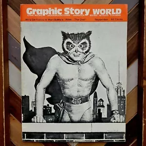 Graphic Story World #7 FN (1972 Fanzine) Vol.2 No.3 feat THE OWL Cover + PILOTE - Picture 1 of 7