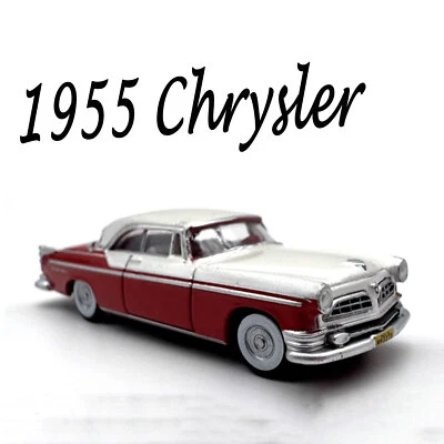 Chrysler 1955 cupé rojo escala 1:87 coche deportivo clásico modelo diecast coleccionable Foto 1 de 4