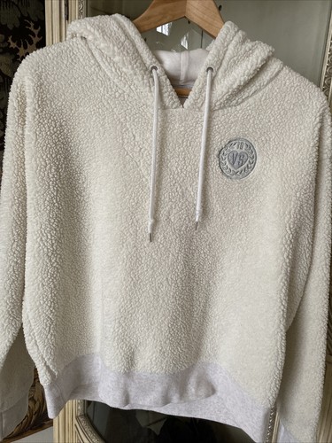 OFF WHITE Maglione Victoria Secret Sherpa off white con cappuccio taglia Medium ottime condizioni.