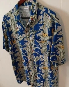 Disney Store Hawaiihemd Mickey, Donald, Pluto und Goofy Herren Med - Bild 1 von 7