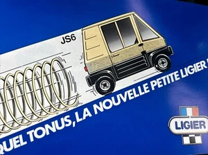The Ligier JS6 Range Car Info Sales Brochure Frameable In French - Picture 1 of 4