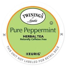Twinings Pure Peppermint Herbal Tea 24 to 144 Count Keurig K cups Pick Any Size 