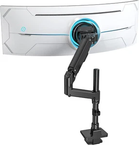 Monitor Arm Desk Mount for 34 to 57" Screens, Gas Spring up to 25kg VESA Mount - Picture 1 of 8