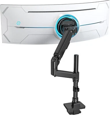 Monitor Arm Desk Mount for 34 to 57" Screens, Gas Spring up to 25kg VESA Mount - Image 1 of 4
