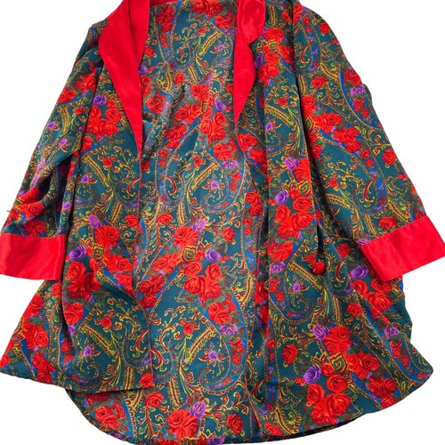 UNDERCOVER Abito donna Victoria's Secret vintage raso con bottoni maniche lunghe taglia small