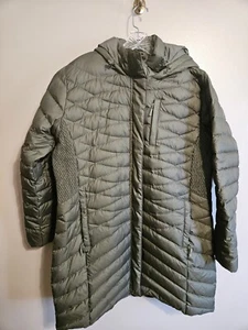 Duluth Trading Company Womens Cold Faithful Down Hooded Parka Green Size XXL - Picture 1 of 8