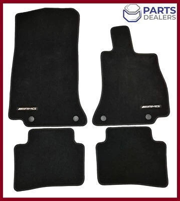 GENUINE MERCEDES C CLASS CAR VELOUR FLOOR CARPET MATS 2021-2025 LATEST MODEL - Image 1 of 4