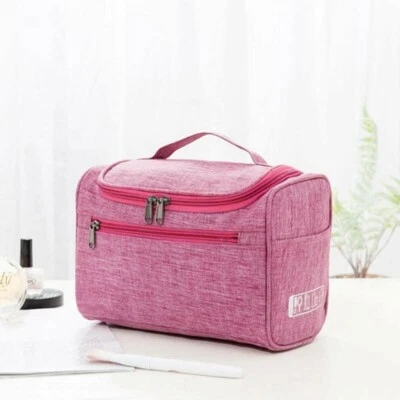 Organizer Handbag Travel Cosmetic Wash Toiletry Bag Portable Makeup Extra Large - Image 1 of 4