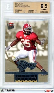 POP 1: DeMeco Ryans RC BGS 9.5: 2006 Ultra Gold Medallion Rookie Gem Mint Gisto - Picture 1 of 3