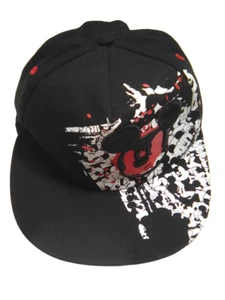 Cappello Topolino Angry - Berretto bianco e nero senza etichetta taglia circonferenza 20" - Foto 1 di 7