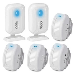 Wireless Remote Control Door Window Sensor Alarm 113dB Anti-Theft Alarm Kit Set - Picture 1 of 12