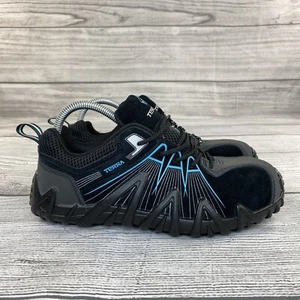 Zapatos de trabajo Terra Spyder X punta baja compuesta negros para mujer talla 8,5 resistentes al aceite - Imagen 1 de 9
