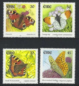 IRELAND 2000 BUTTERFLIES SET OF 4 UNMOUNTED MINT, MNH - Picture 1 of 1