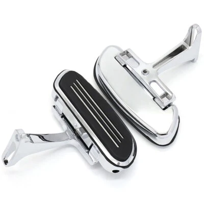 Задние хромированные подножки для Harley Passenger с креплениями Touring Street Glide FLHX  - Изображение 1 из 4