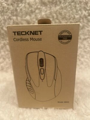 Tecknet Wireless Optical Mouse Pad  Model M003 Purple Open Box - Image 1 of 4