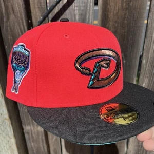 7 1/4 Teal UV New Era Exclusive Arizona Diamondbacks 1998 Inaugural Season Hat - Picture 1 of 5