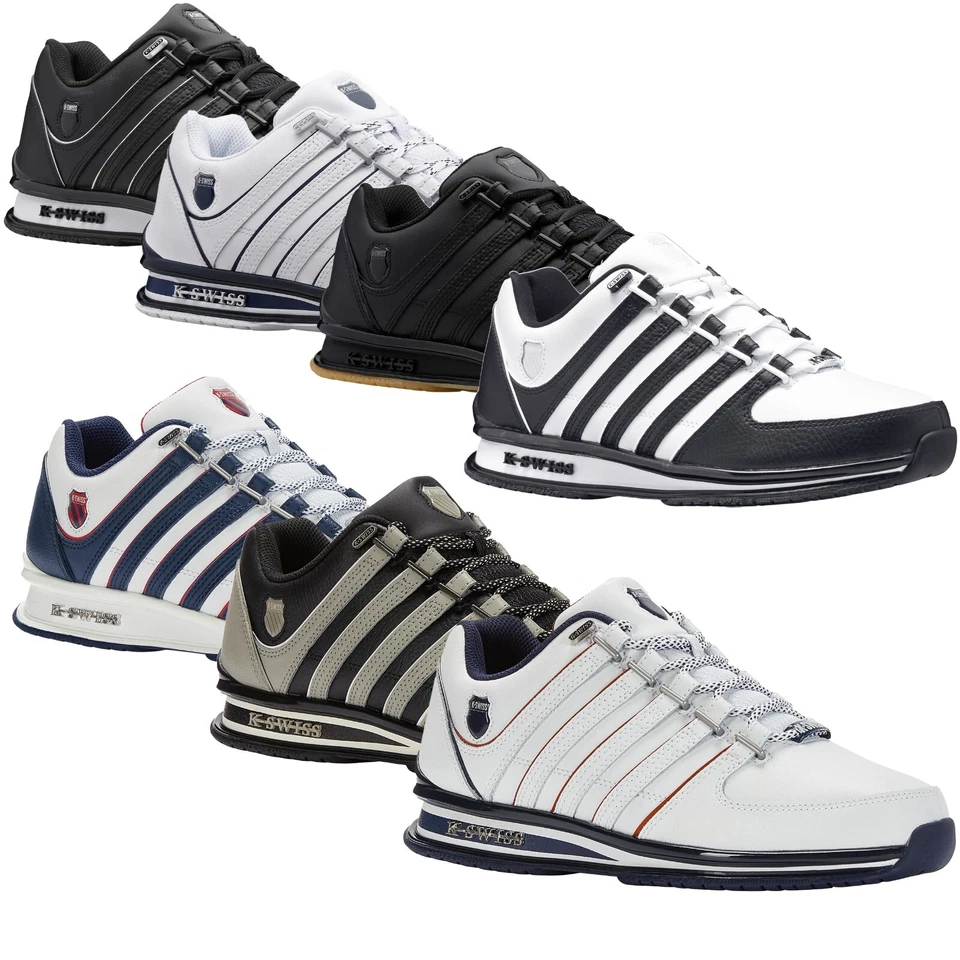 K-Swiss RINZLER Herren Leder Sneaker Echtleder Sportschuhe ZX 750 01235-050-M - Bild 1 von 1