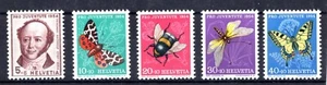 Schweiz, 1954 Pro Juventute. Zumstein # 153/57 postfrisch, Pracht, Komplettsatz - Bild 1 von 1