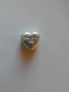 Original PANDORA 925 Ale Cz Tochter Herz Armband Anhänger Perle - Bild 1 von 2