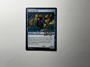 MTG Magic Coral Merfolk Signed Artist Proof x1 W17 Rk Post - Picture 1 of 2