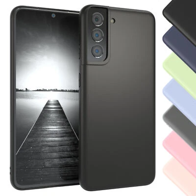 EAZY CASE EAZY für Samsung Galaxy S21 5G Hülle Silikon Handy Schutzhülle Slim Cover TPU