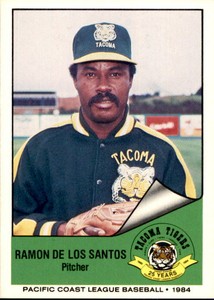 1984 Tacoma Tigers Cramer #76 Ramon De Los Santos Dominican Republic DR Card