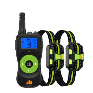 880YD Remote Dog Training Shock Collar Waterproof for 2 Small Medium Large Dogs - Picture 1 of 6