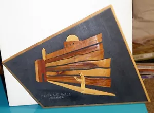 Quadro 3D in legno del muro del tempio, Israele - Foto 1 di 3