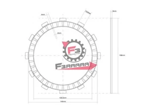 701.741001 Disco Embrague Decorar Japón OEM - Picture 1 of 1