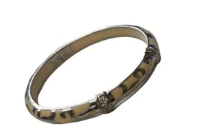 Pulsera Angelique de Paris Veranda resina crema plata de ley con circonita cúbica - Imagen 1 de 9