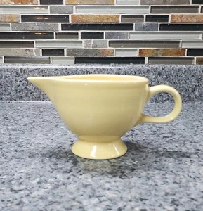 Fiesta Yellow Individual Creamer 7 oz RETIRED - Picture 1 of 6