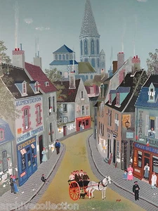 Michel Delacroix "Hommage a Rousseau" Original Lithograph Signed and numbered - Picture 1 of 6