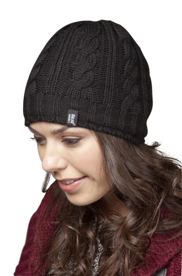 HEAT HOLDERS Ladies New Heat Holder HEAT WEAVER Thermal Winter Hat, 6 Colours