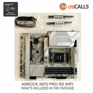 ASRock X870 Pro RS WiFi Mainboard - X870 AM5 256GB DDR5 ATX Retail - Bild 1 von 9