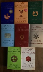 Diana Gabaldon Outlander Series 8 Book Set Mass Market Paperbacks - Imagen 1 de 11