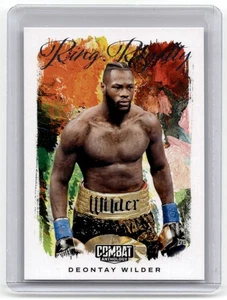 2025 Panini Combat Anthology #25 Deontay Wilder Ring Royalty - Picture 1 of 2