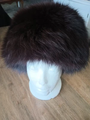 Sombrero cosaco de piel antiguo talla SM forro de seda piel marten real de Dietrich Hannover Foto 1 de 4