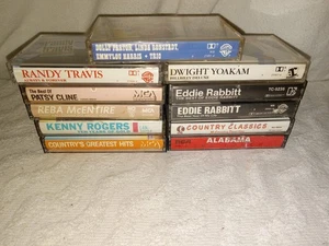 (11) Vintage Country Music Cassette Tapes 70's 80's - Picture 1 of 3