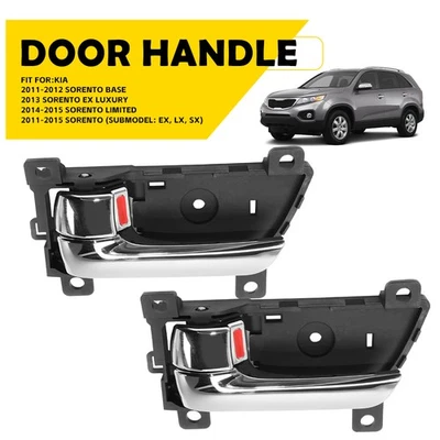Manija de puerta delantera + trasera interior izquierda 2 piezas para base Kia Sorento 2011-2012 Foto 1 de 4