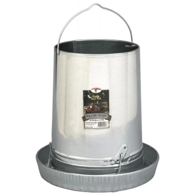 Miller Manufacturing 14 pulgadas. Tubos alimentadores colgantes galvanizados para aves de corral 914043 Foto 1 de 1