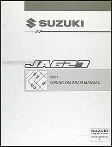 2001 Suzuki XL-7 Diagrama Cableado Eléctrico Esquema XL7 Dealer Fábrica - Imagen 1 de 2