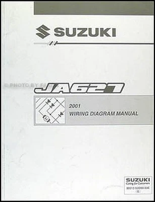 2001 Suzuki XL-7 Diagrama Cableado Eléctrico Esquema XL7 Dealer Fábrica - Imagen 1 de 2