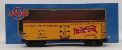 Atlas 8088-1 O Great Falls Beer/Western Fruit Express Reefer Car #60048 -3-Rail - Image 1 of 4