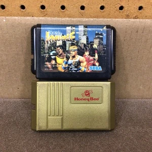 BARE KNUCKLE 1 Mega Drive Sega Genesis & Honeybee SG-300 Adapter - Picture 1 of 9