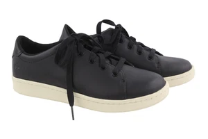 TIMBERLAND A2G8A Womens Sneakers EU37-EU38 Black Leather Low Top ReBOTL * - Picture 1 of 19