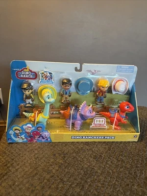 Dino Ranch Dino Ranchers Pack Play Set Jon Min Miguel Fences Dinos New Sealed - Image 1 of 4