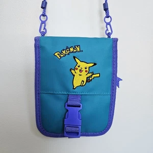 Gameboy Color Teal/Purple Carrying Case Bag Pokemon Pikachu Nintendo - Picture 1 of 7